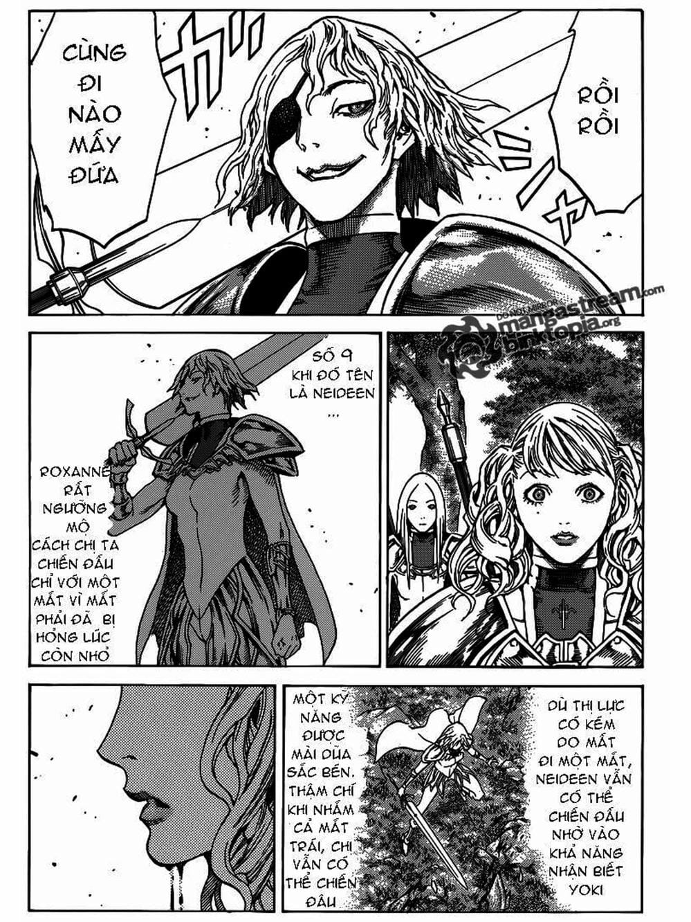 Truyện Tranh Claymore Mắt Bạc trang 4