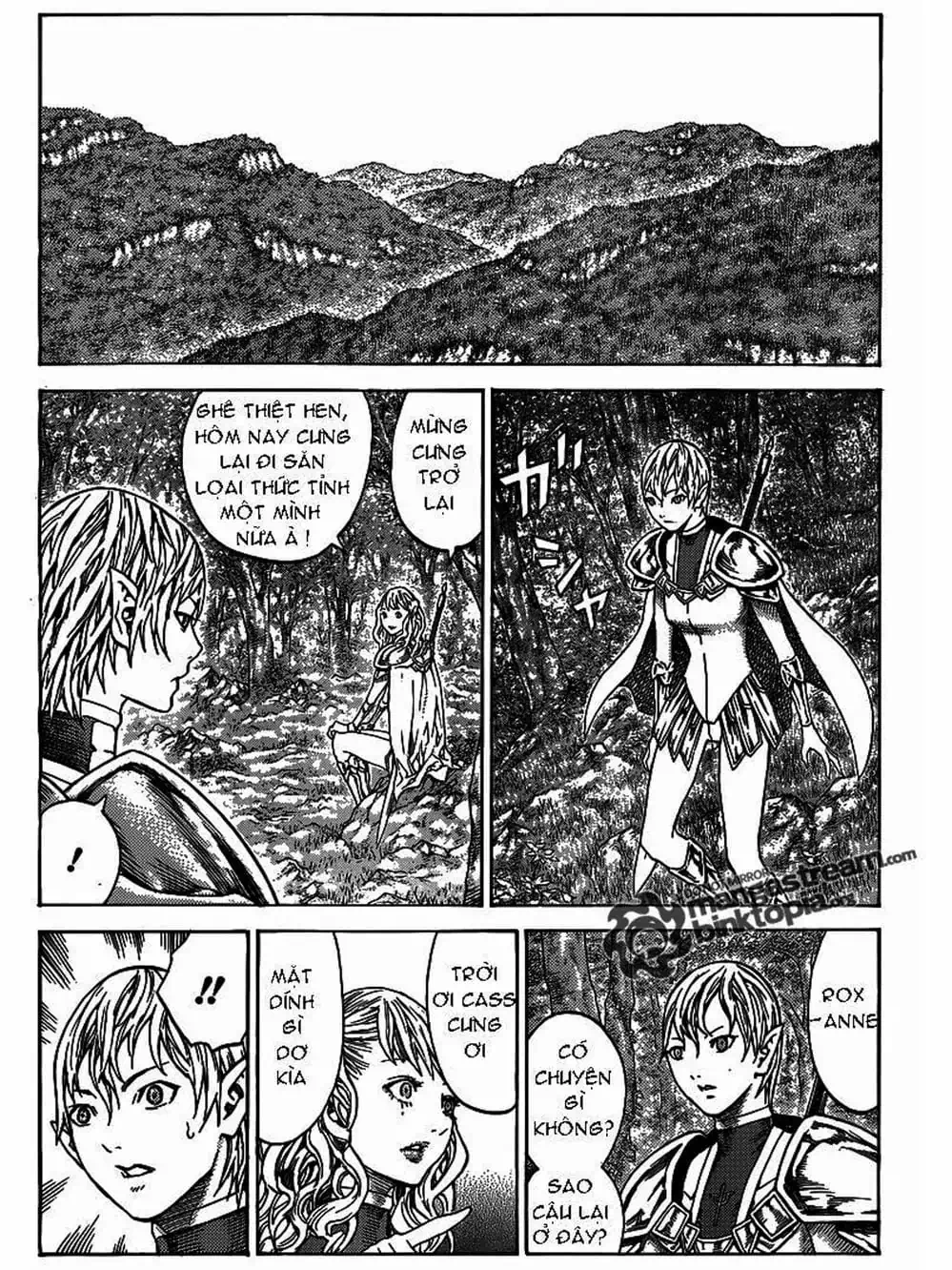 Truyện Tranh Claymore Mắt Bạc trang 4