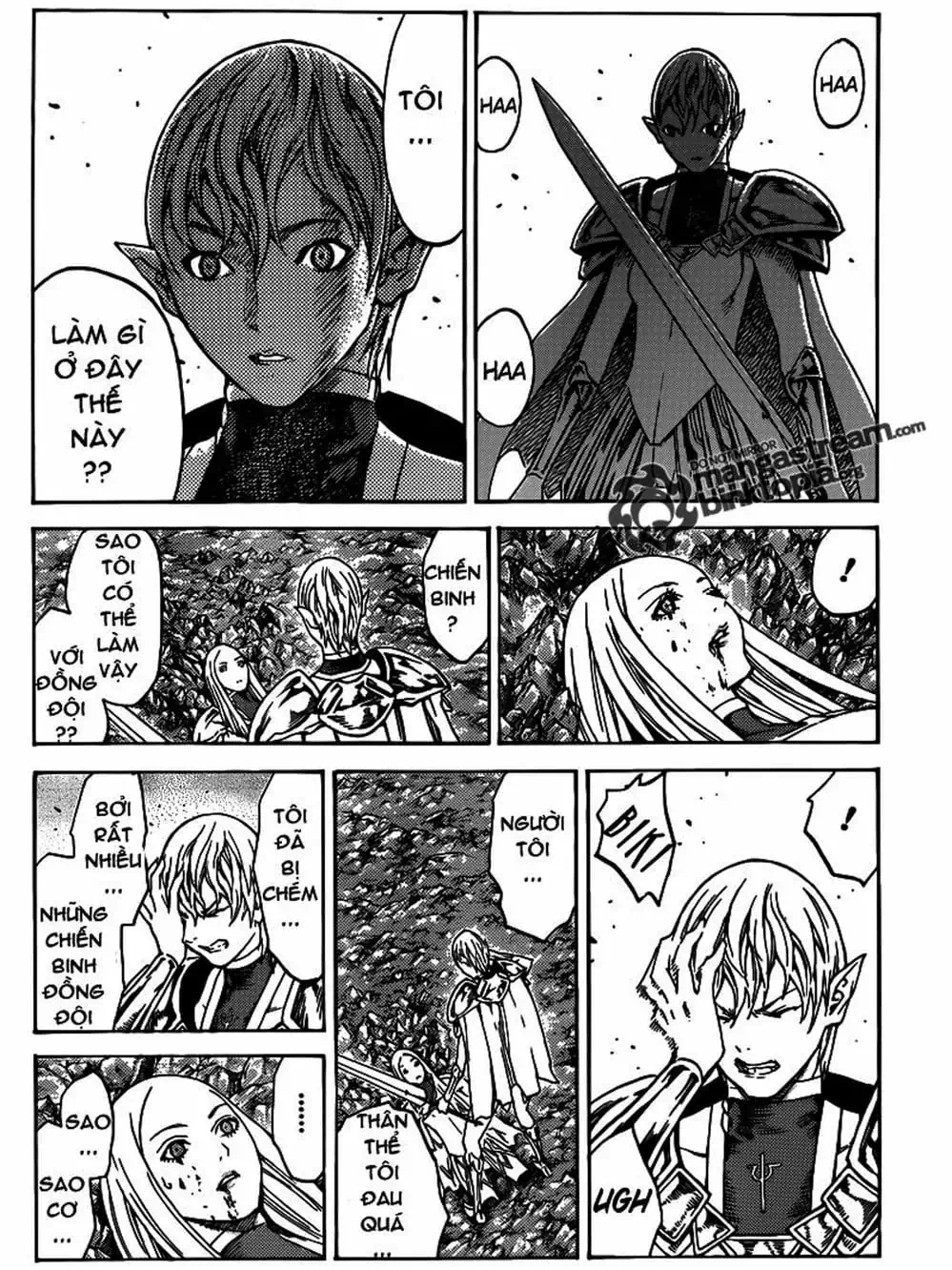Truyện Tranh Claymore Mắt Bạc trang 4