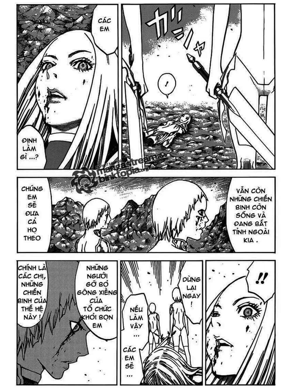 Truyện Tranh Claymore Mắt Bạc trang 4