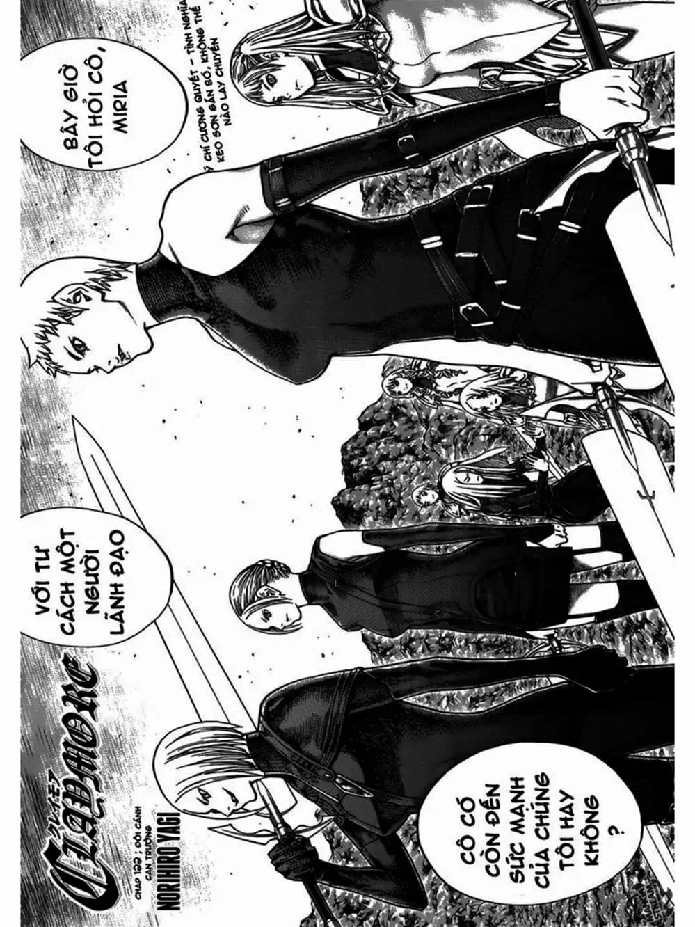 Truyện Tranh Claymore Mắt Bạc trang 4