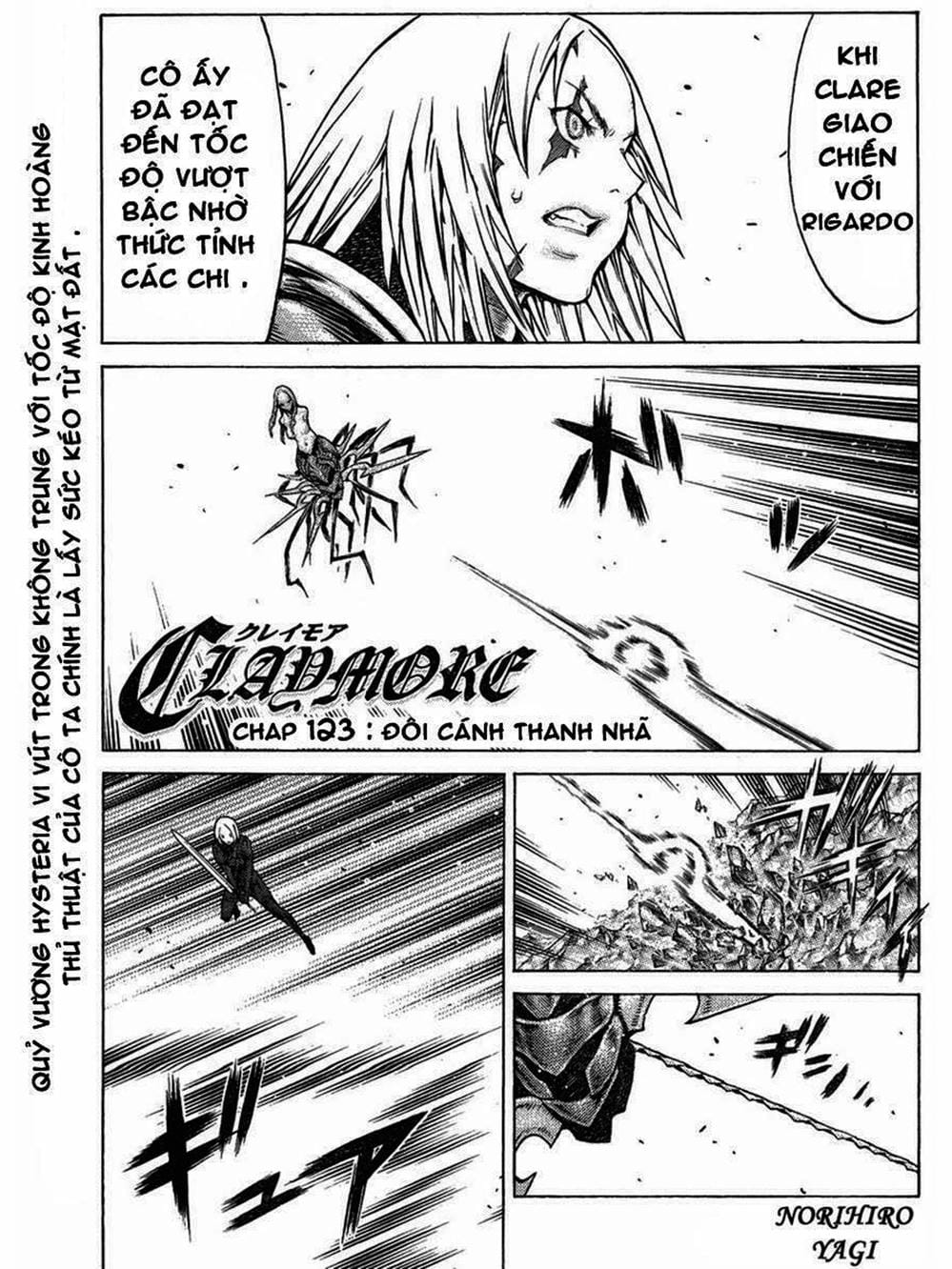 Truyện Tranh Claymore Mắt Bạc trang 4