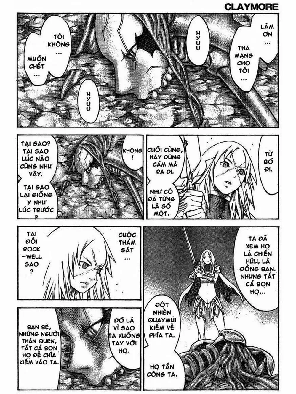 Truyện Tranh Claymore Mắt Bạc trang 4
