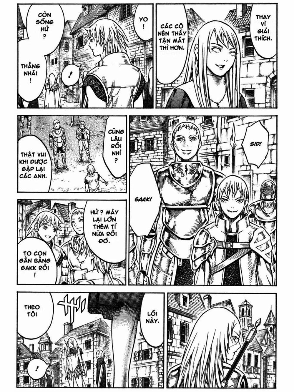 Truyện Tranh Claymore Mắt Bạc trang 4