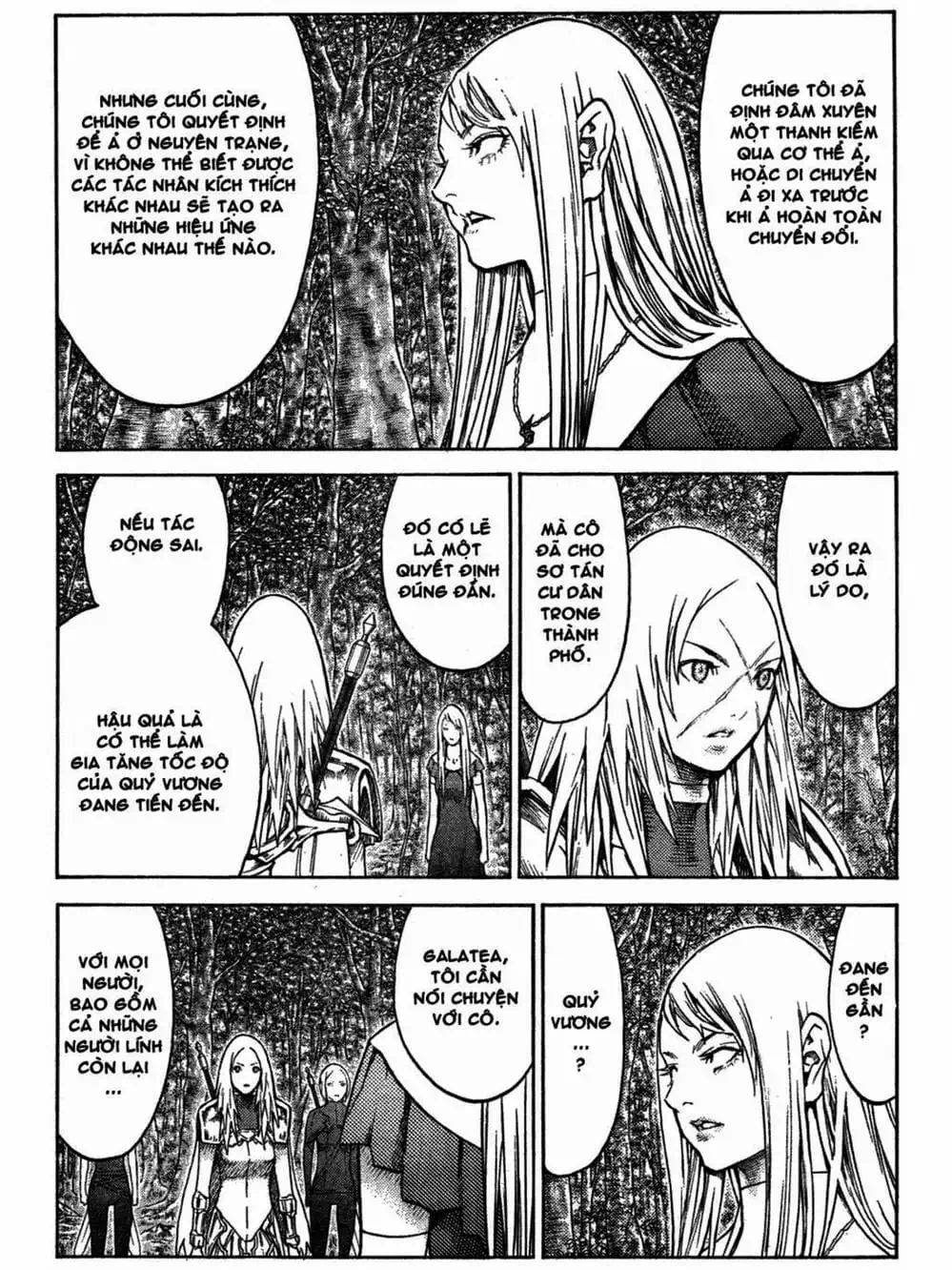 Truyện Tranh Claymore Mắt Bạc trang 4
