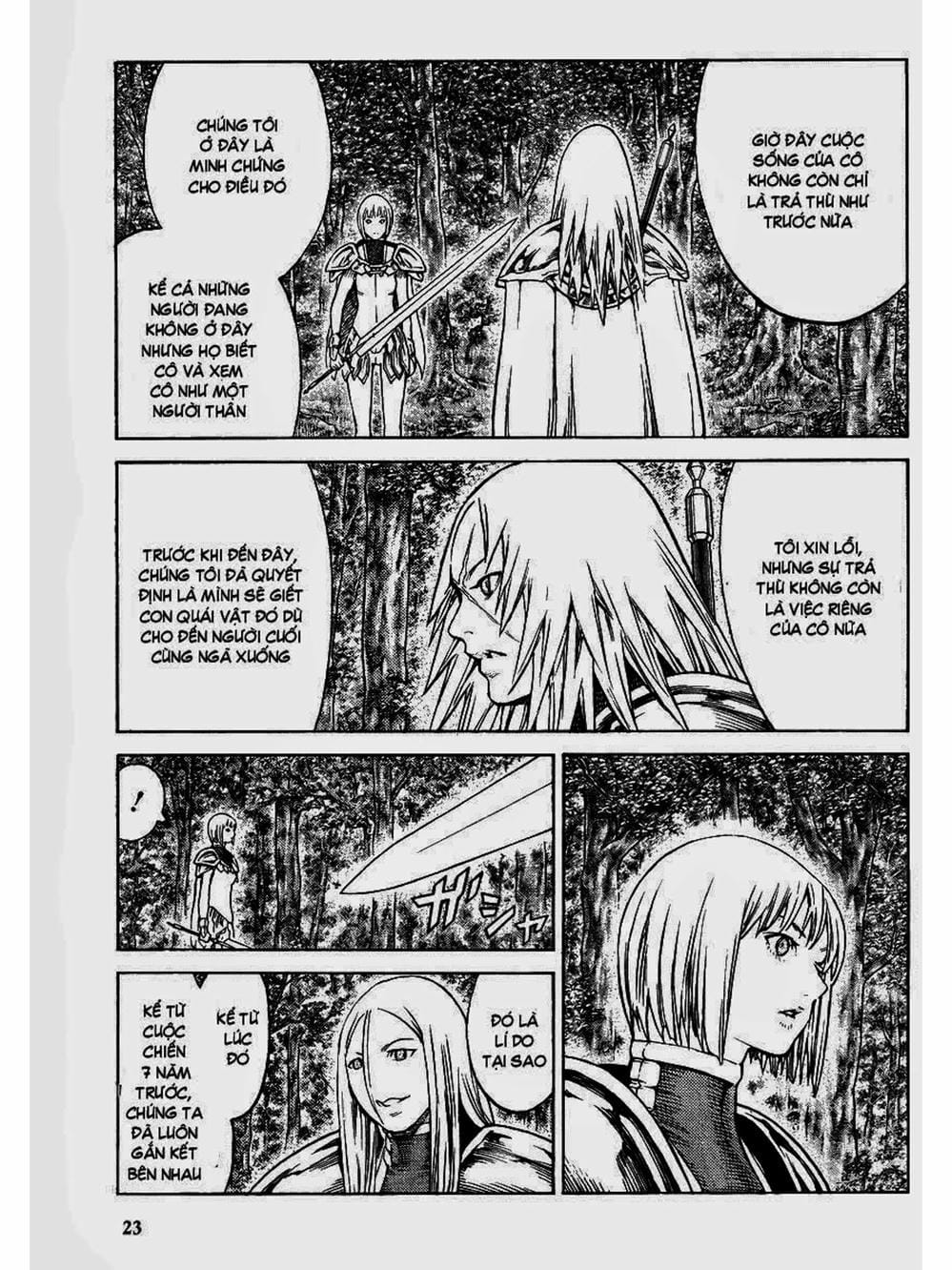 Truyện Tranh Claymore Mắt Bạc trang 4