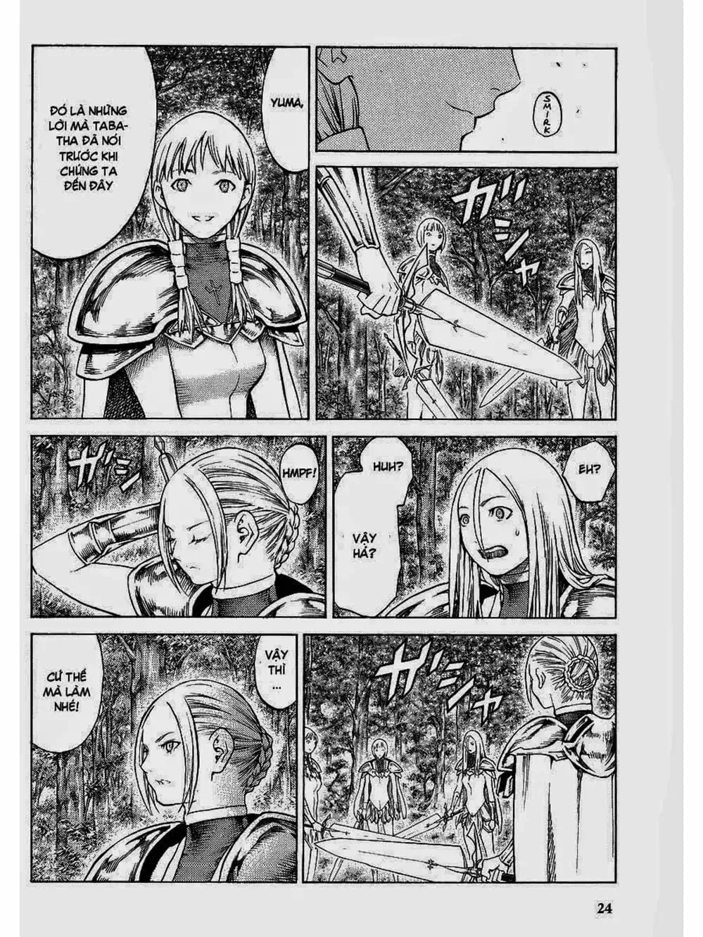 Truyện Tranh Claymore Mắt Bạc trang 4