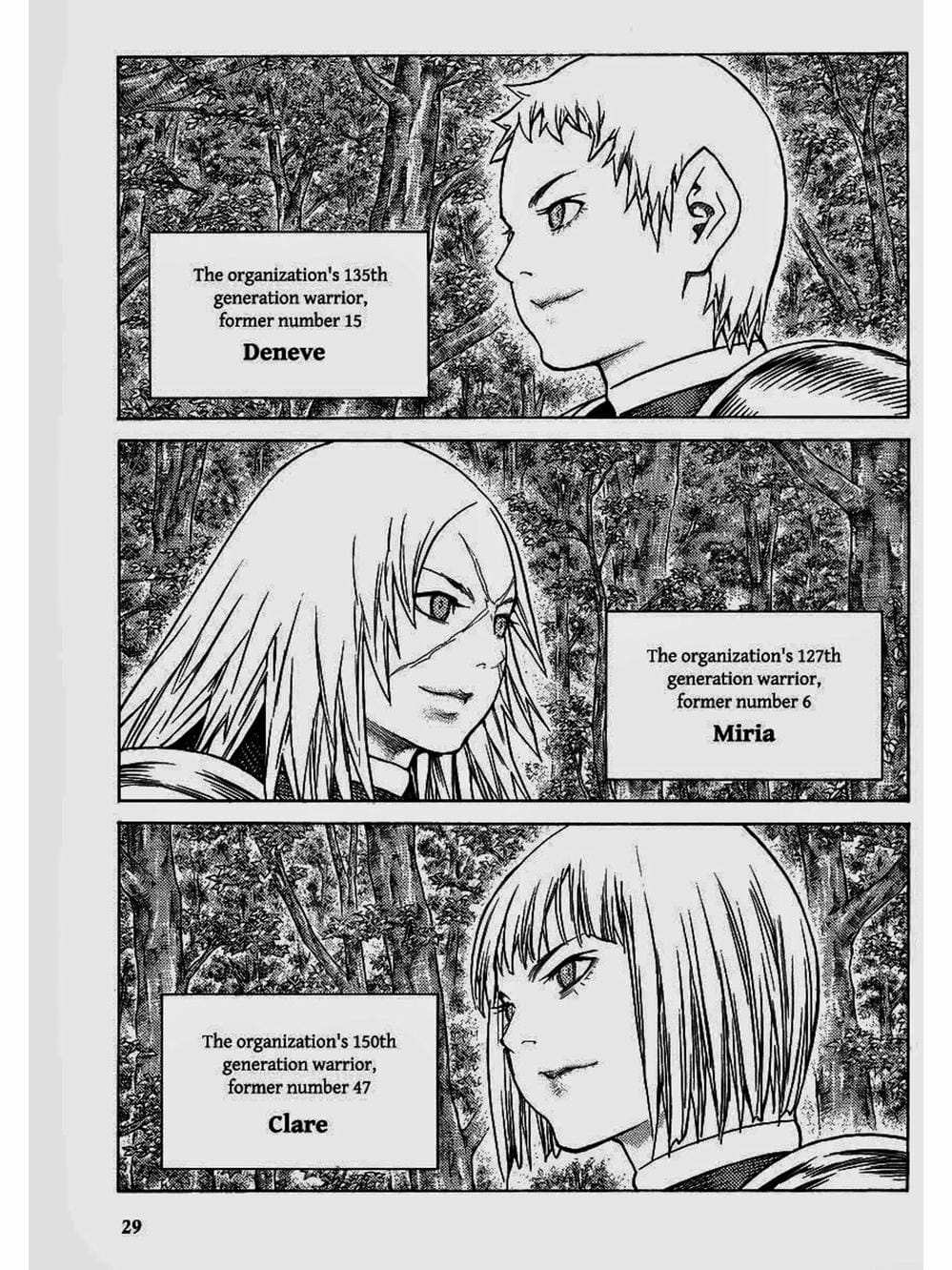 Truyện Tranh Claymore Mắt Bạc trang 4