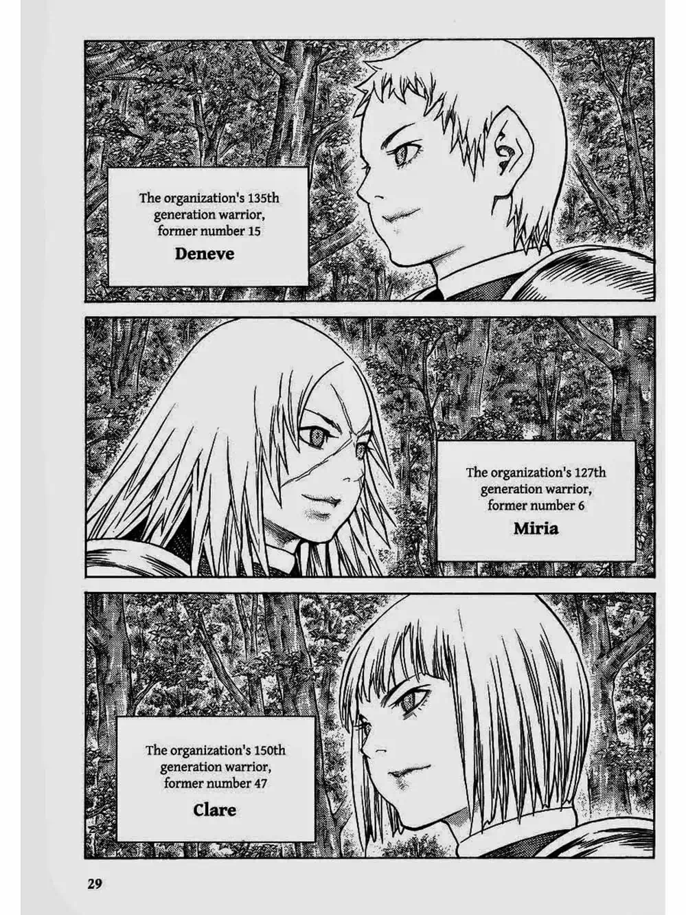 Truyện Tranh Claymore Mắt Bạc trang 4