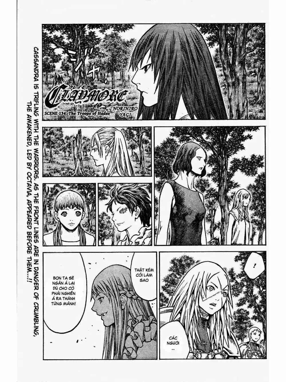 Truyện Tranh Claymore Mắt Bạc trang 4