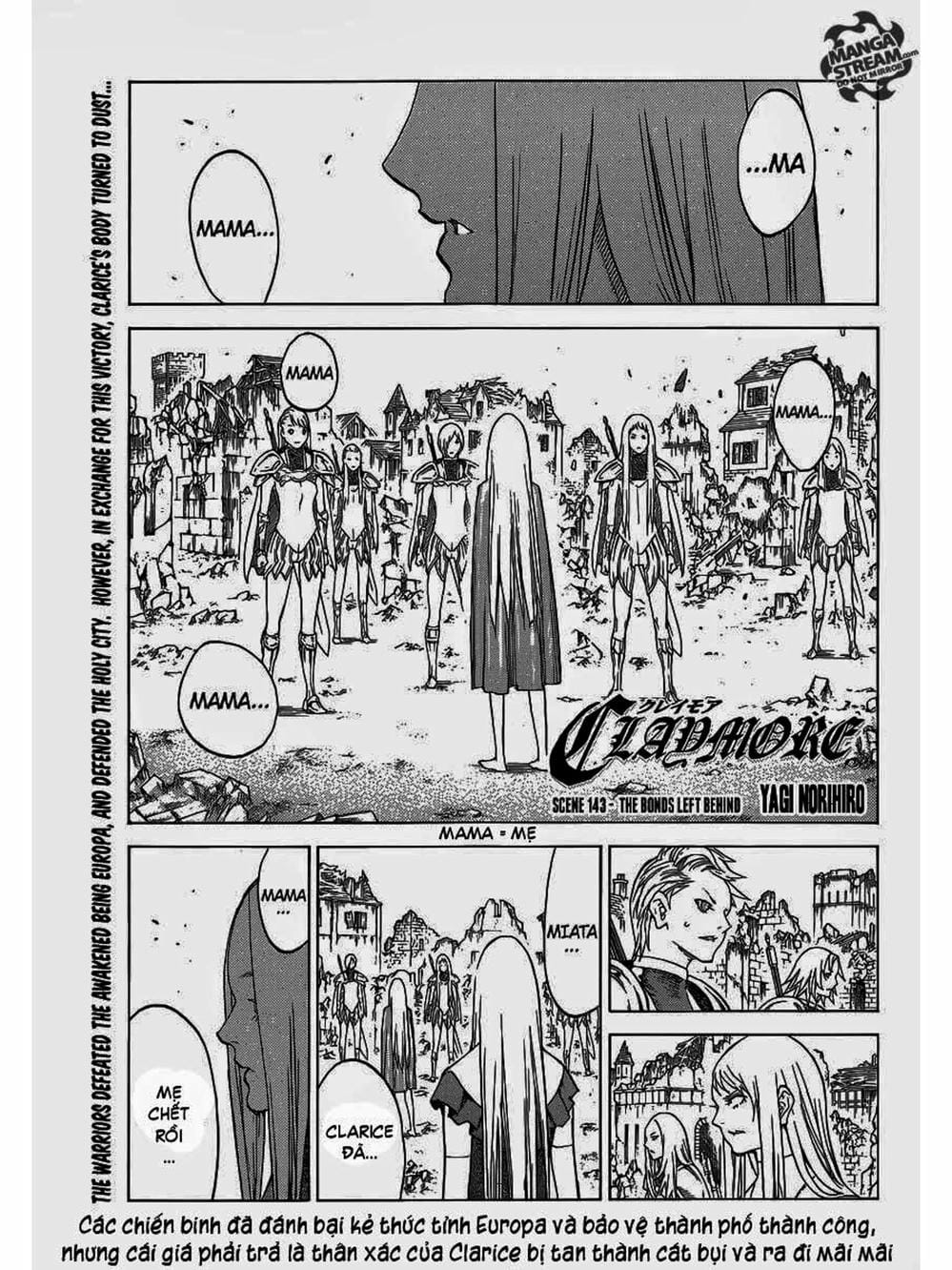 Truyện Tranh Claymore Mắt Bạc trang 4