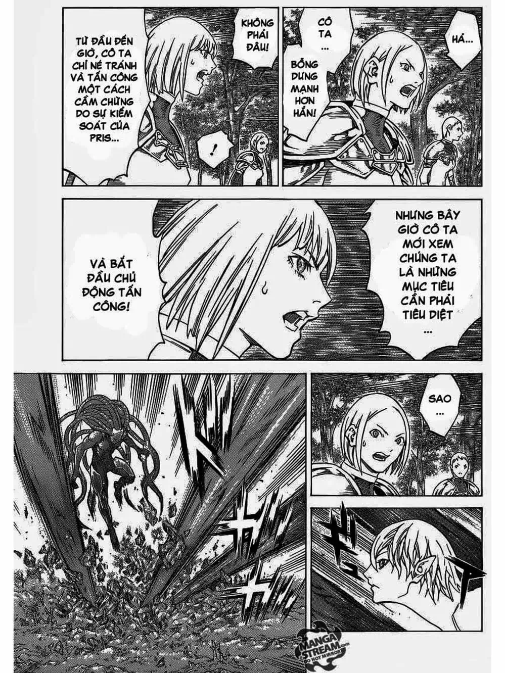 Truyện Tranh Claymore Mắt Bạc trang 4