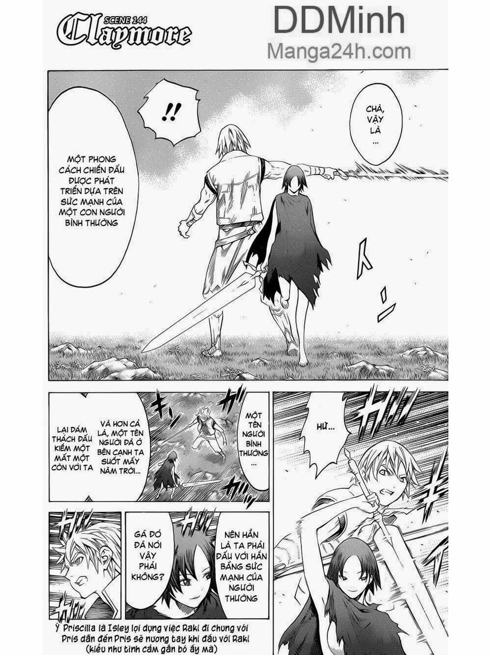 Truyện Tranh Claymore Mắt Bạc trang 4