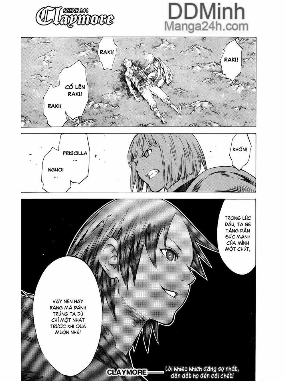 Truyện Tranh Claymore Mắt Bạc trang 4