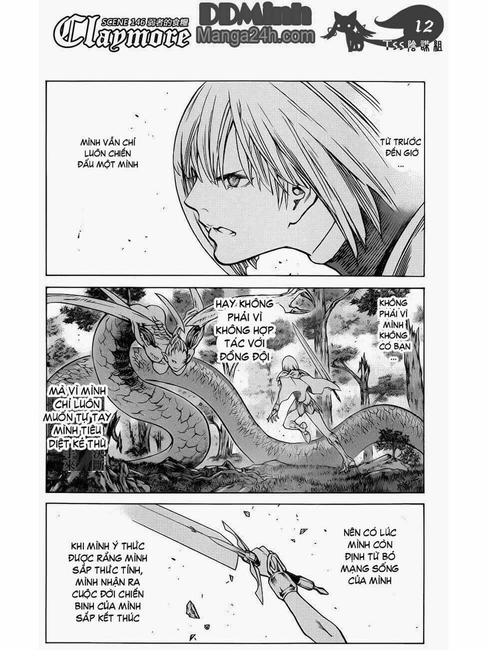 Truyện Tranh Claymore Mắt Bạc trang 4