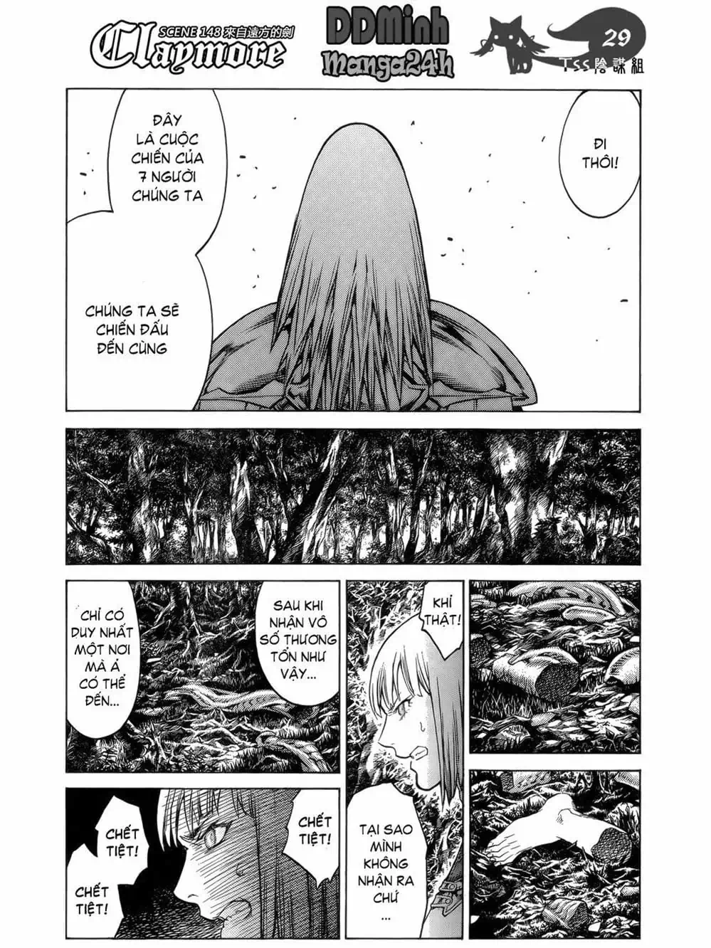 Truyện Tranh Claymore Mắt Bạc trang 4