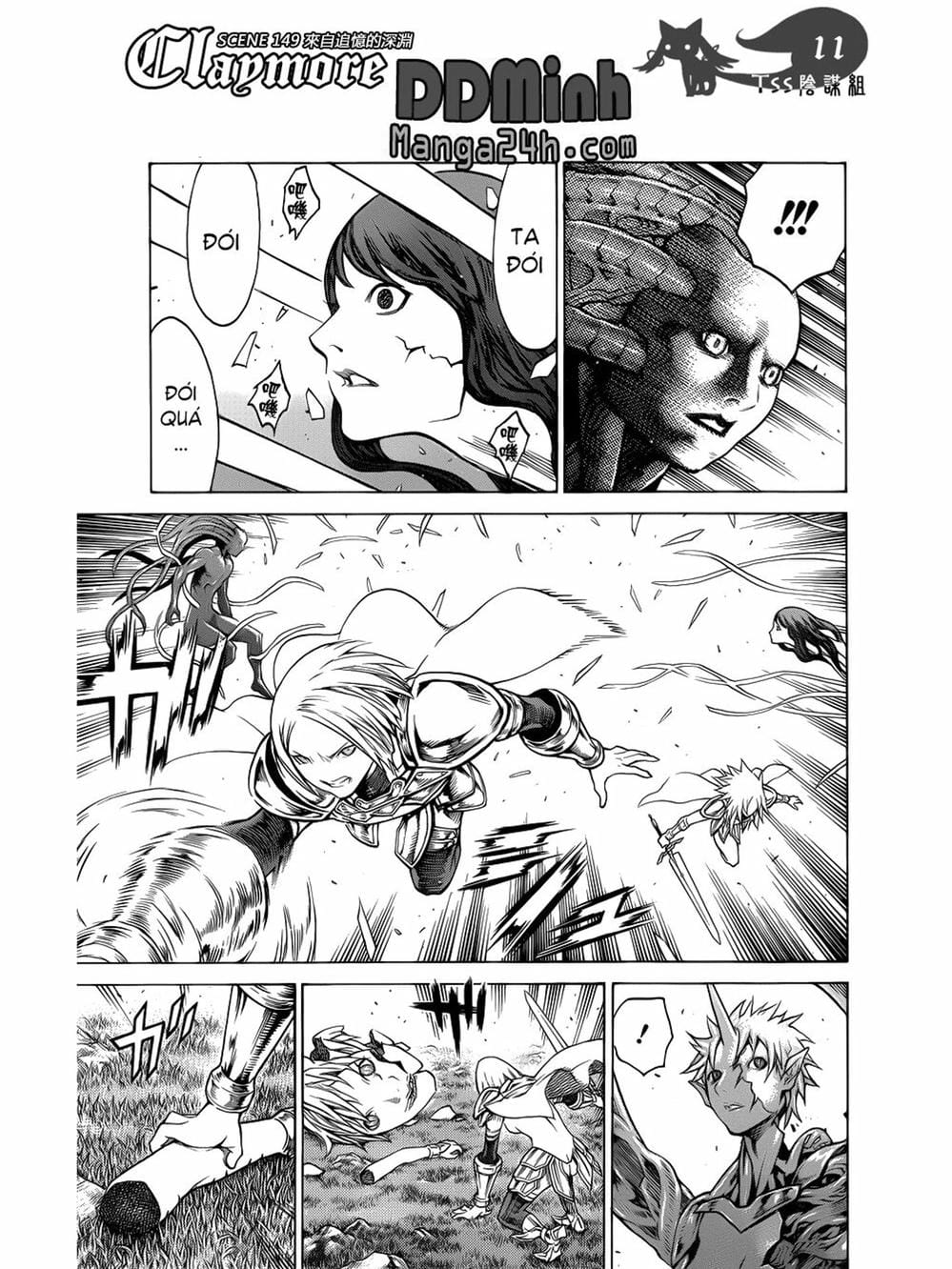 Truyện Tranh Claymore Mắt Bạc trang 4