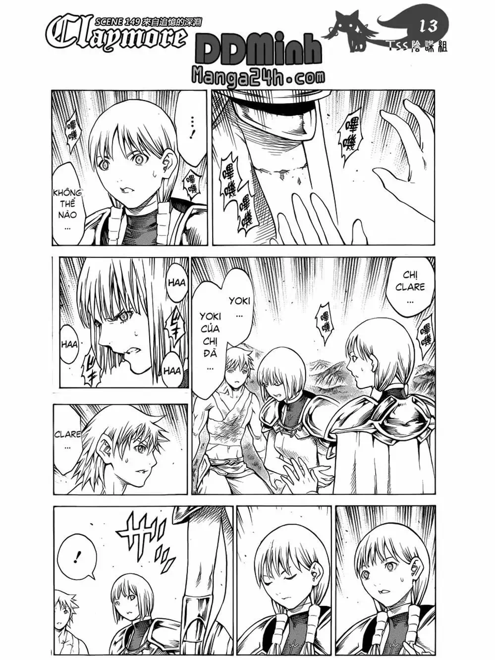 Truyện Tranh Claymore Mắt Bạc trang 4