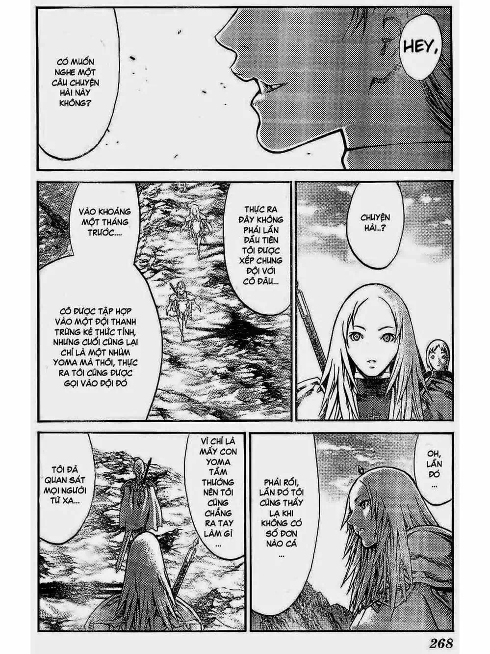 Truyện Tranh Claymore Mắt Bạc trang 4