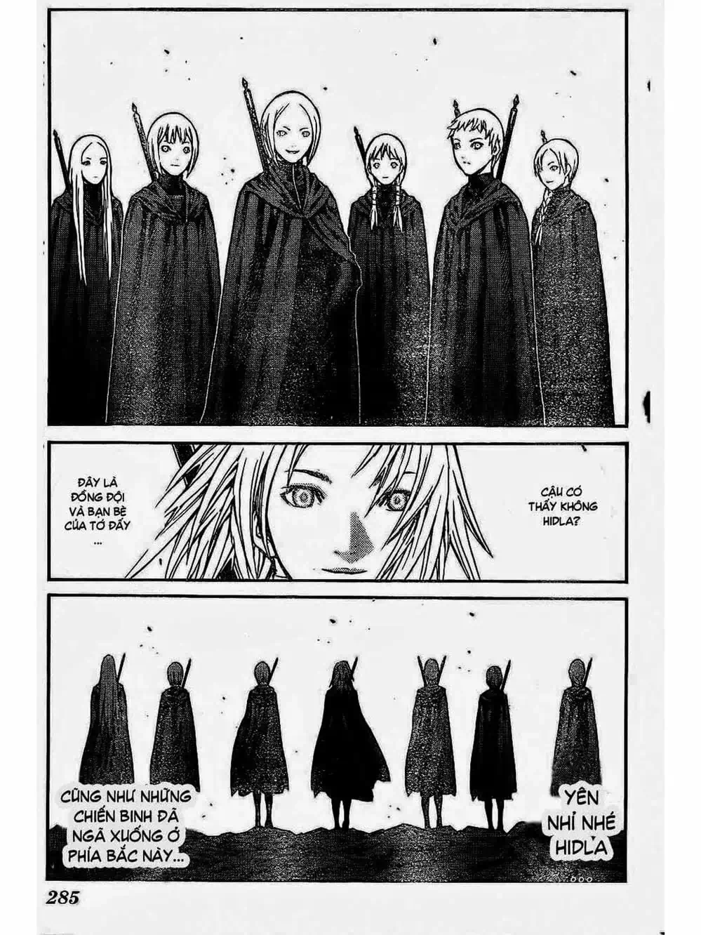 Truyện Tranh Claymore Mắt Bạc trang 4