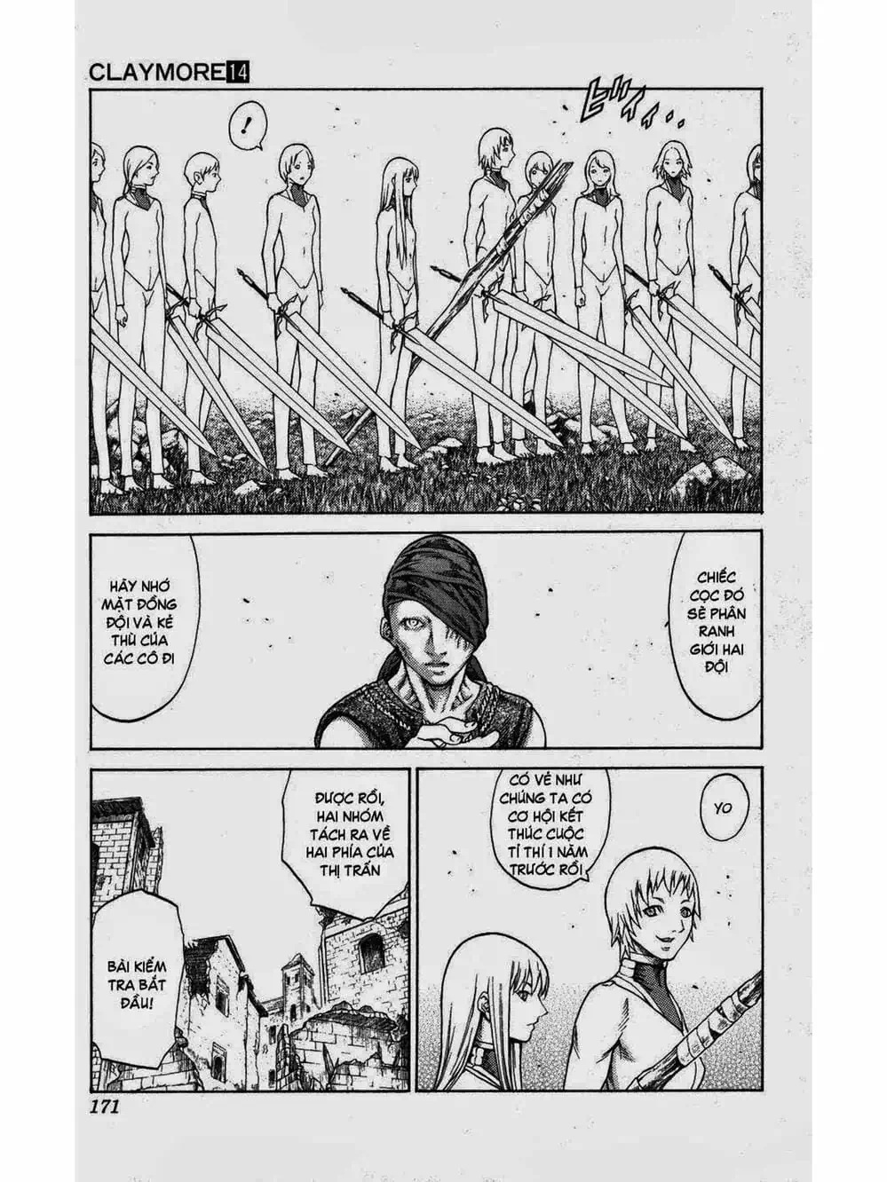 Truyện Tranh Claymore Mắt Bạc trang 4