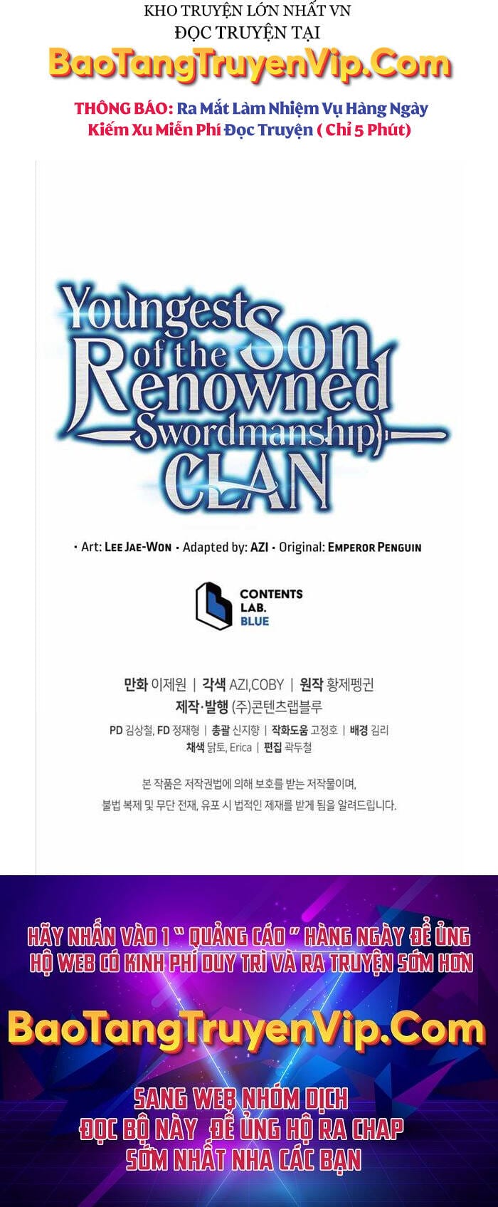 Truyện Tranh Con Trai Út Của Gia Đình Kiếm Thuật Danh Tiếng trang 6