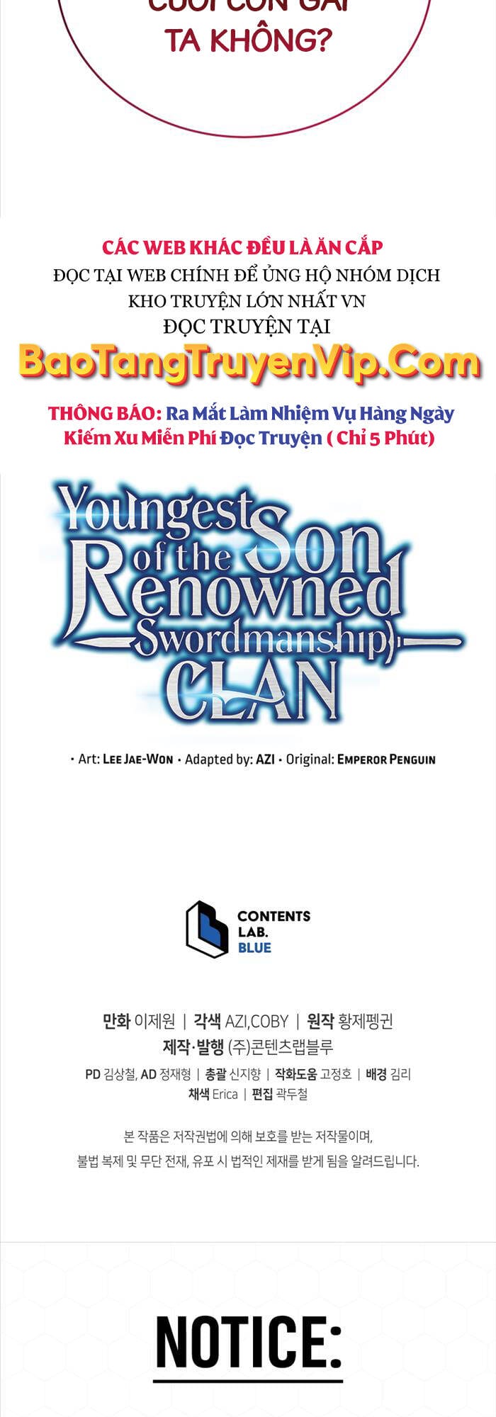 Truyện Tranh Con Trai Út Của Gia Đình Kiếm Thuật Danh Tiếng trang 6