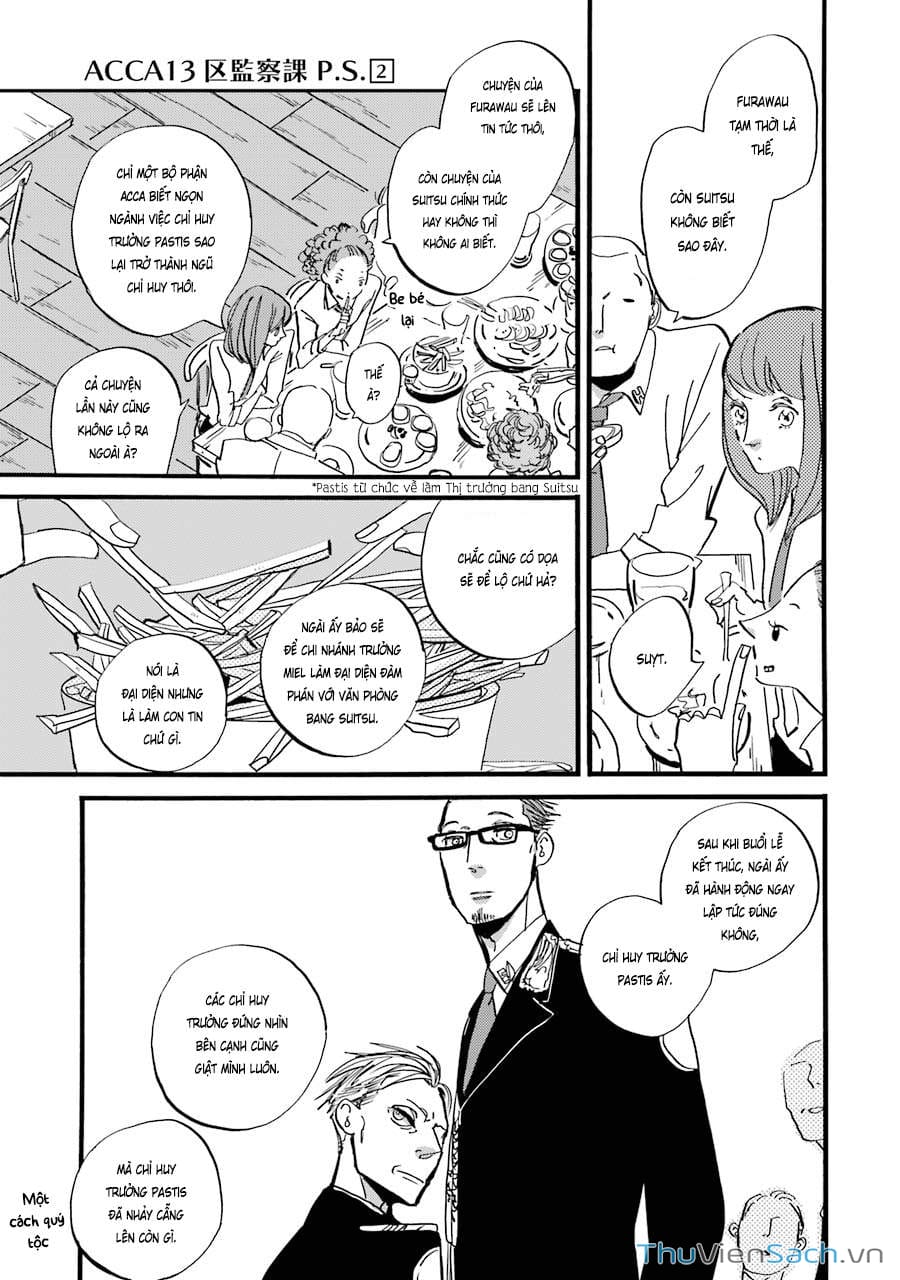 Truyện Tranh Tiền Truyện Acca - Cục Thanh Tra 13 Bang: P.s trang 2