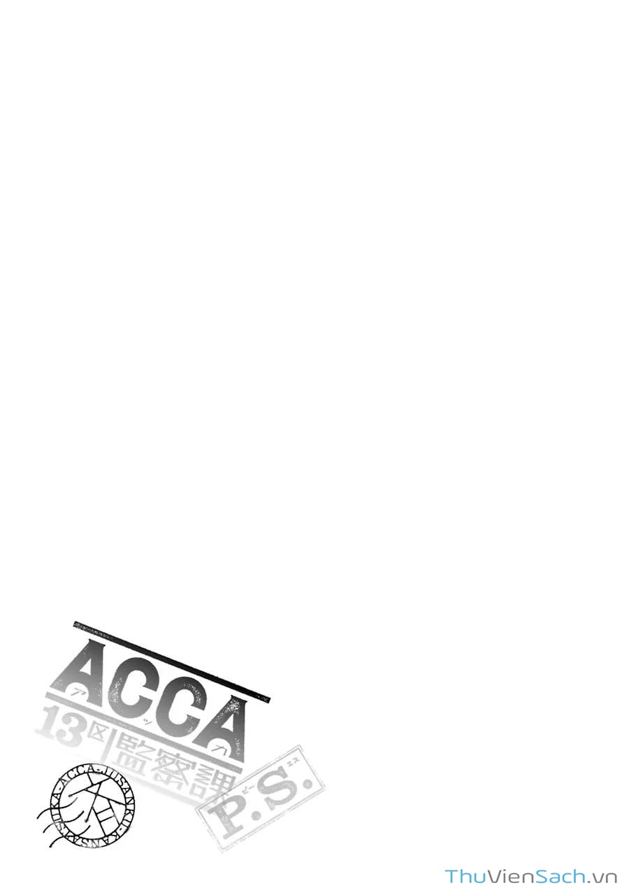 Truyện Tranh Tiền Truyện Acca - Cục Thanh Tra 13 Bang: P.s trang 2