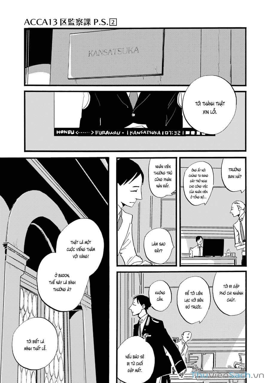 Truyện Tranh Tiền Truyện Acca - Cục Thanh Tra 13 Bang: P.s trang 2