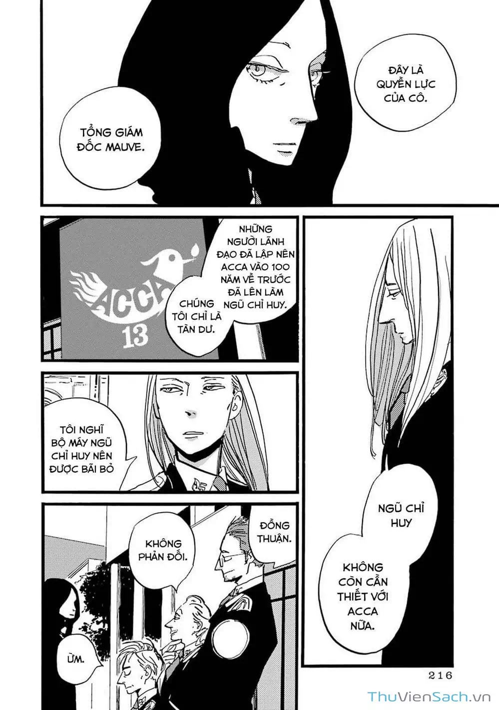 Truyện Tranh Acca - Cục Thanh Tra 13 Bang trang 2