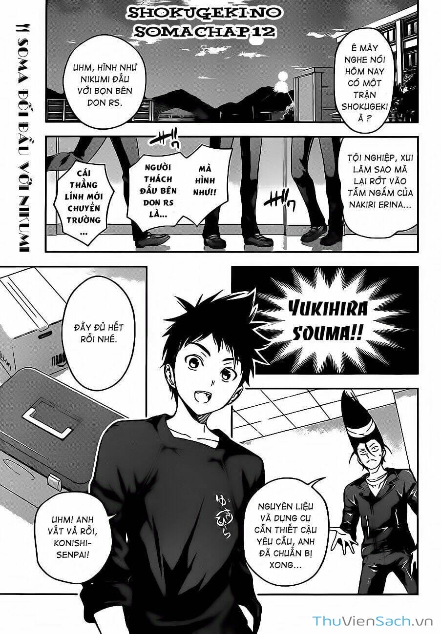Truyện Tranh Vua Bếp Soma - Cuộc Chiến Ẩm Thực trang 7