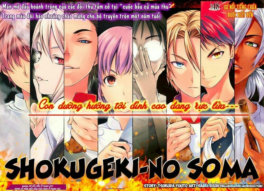 Truyện Tranh Vua Bếp Soma - Cuộc Chiến Ẩm Thực trang 7