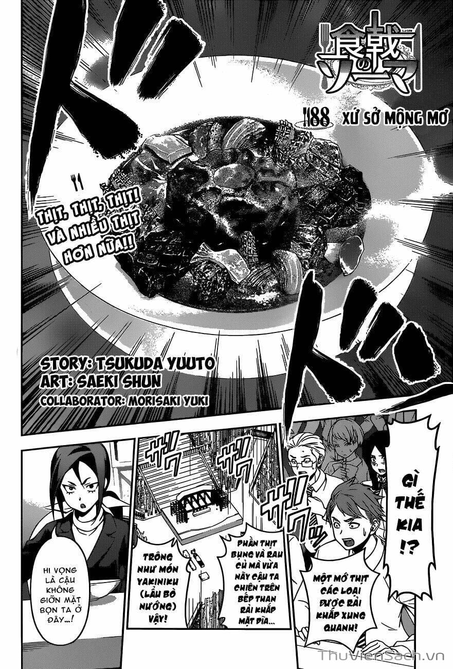 Truyện Tranh Vua Bếp Soma - Cuộc Chiến Ẩm Thực trang 7