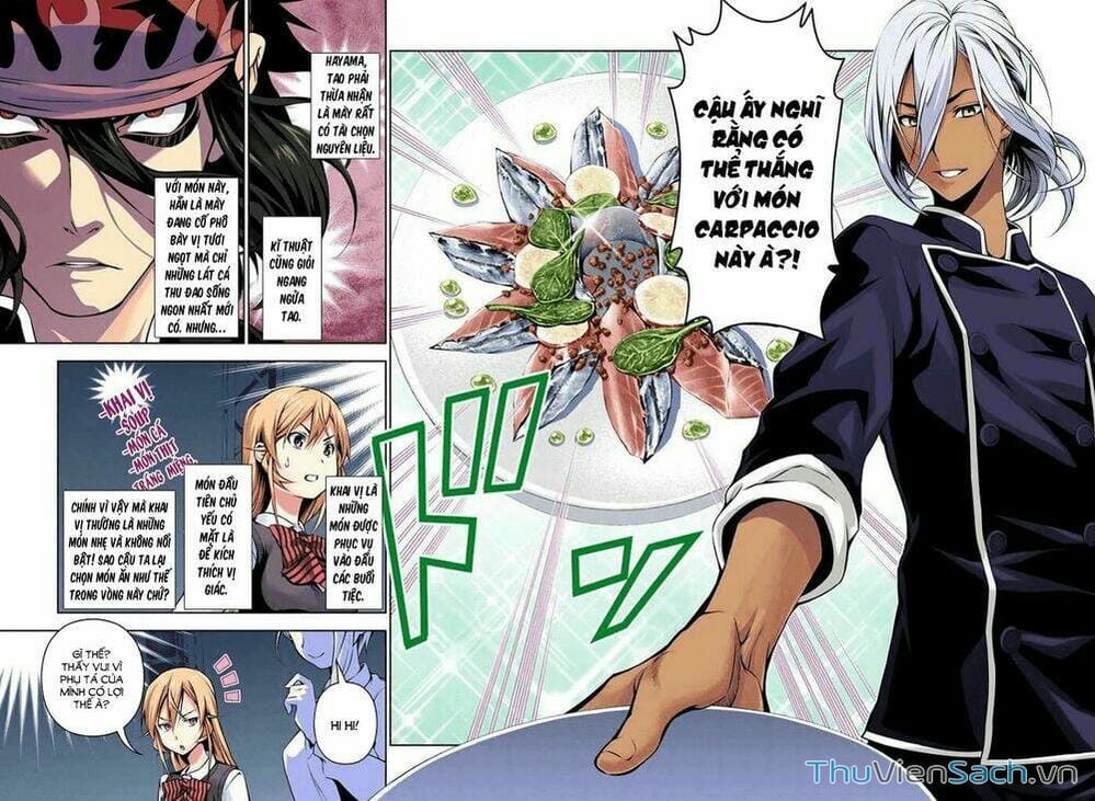 Truyện Tranh Vua Bếp Soma - Cuộc Chiến Ẩm Thực trang 7
