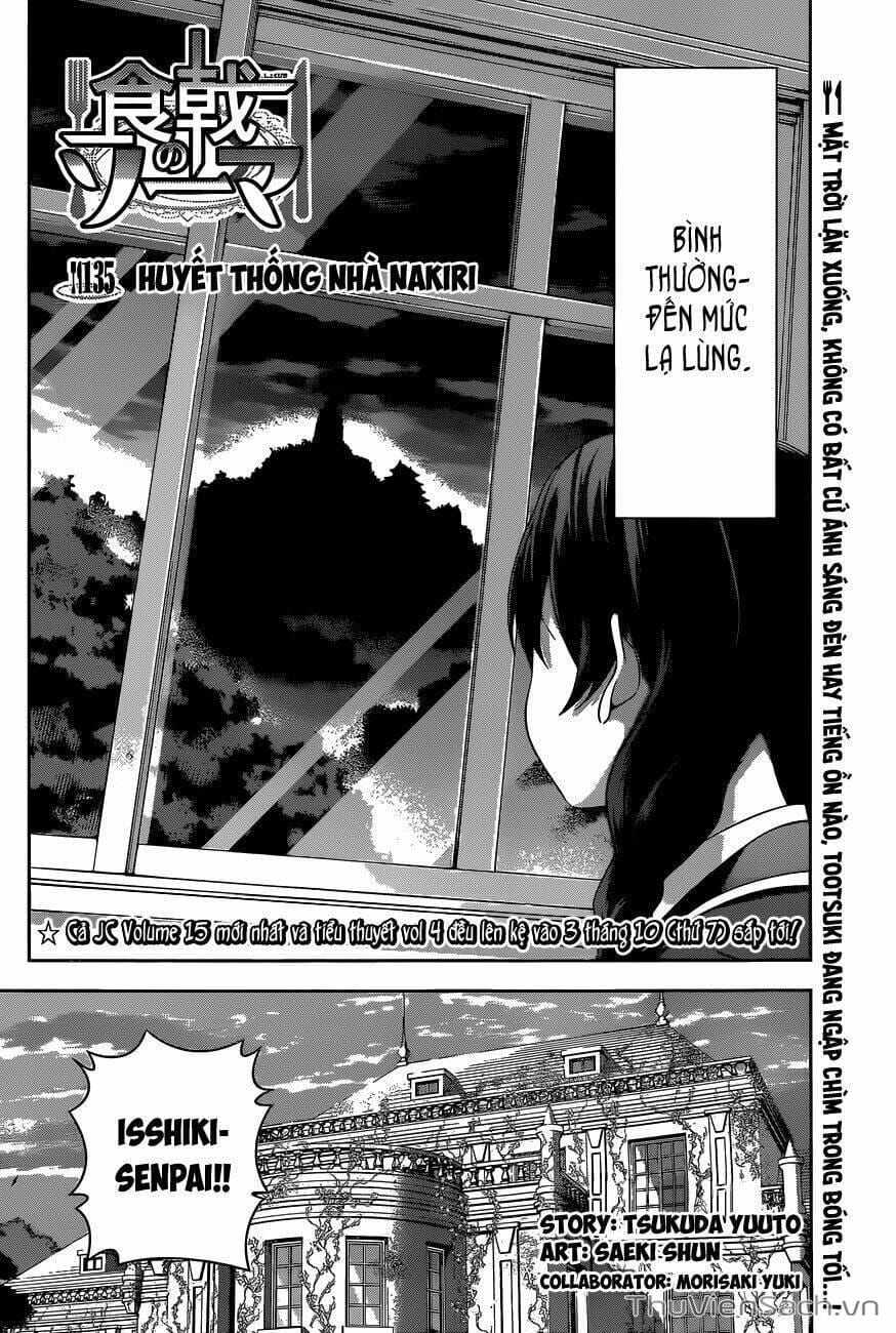 Truyện Tranh Vua Bếp Soma - Cuộc Chiến Ẩm Thực trang 7