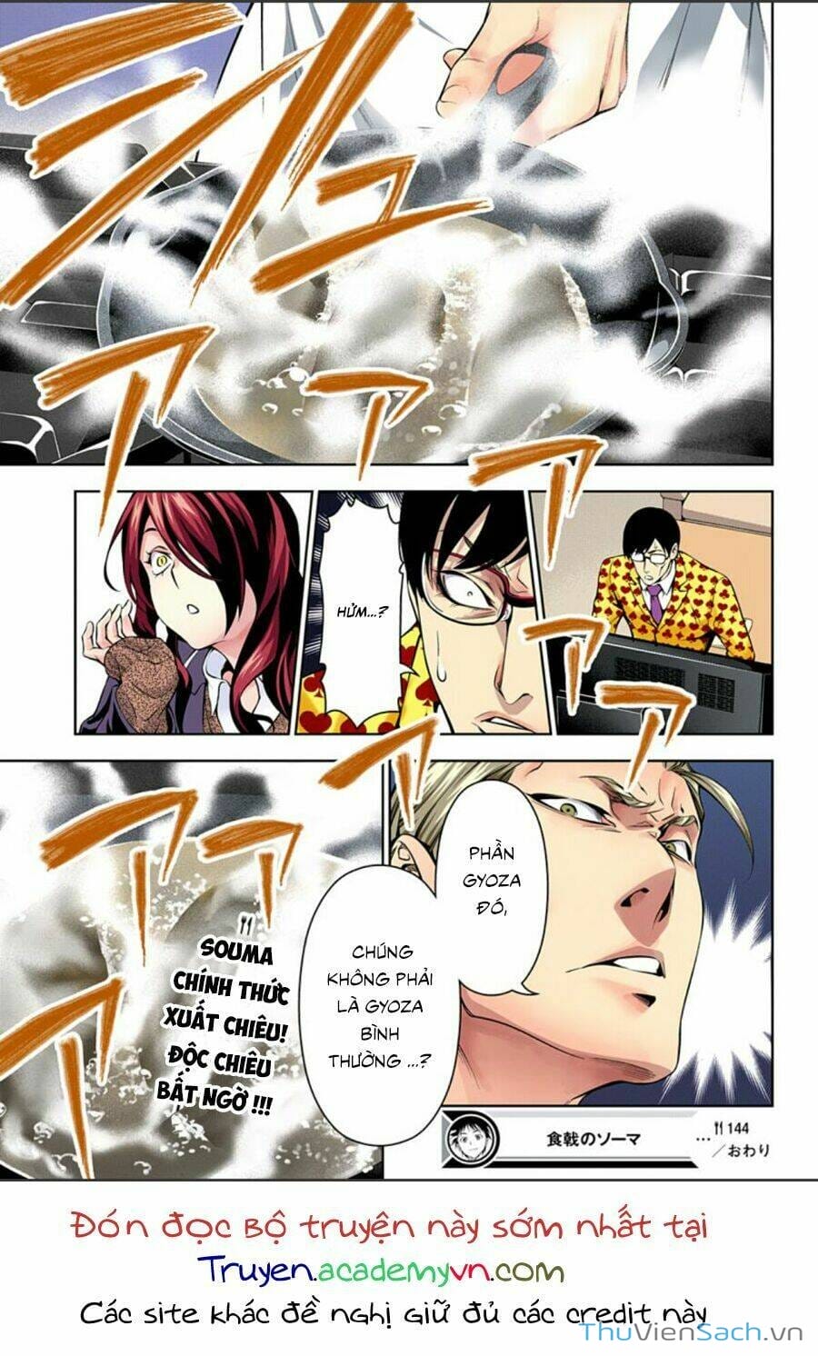 Truyện Tranh Vua Bếp Soma - Cuộc Chiến Ẩm Thực trang 7