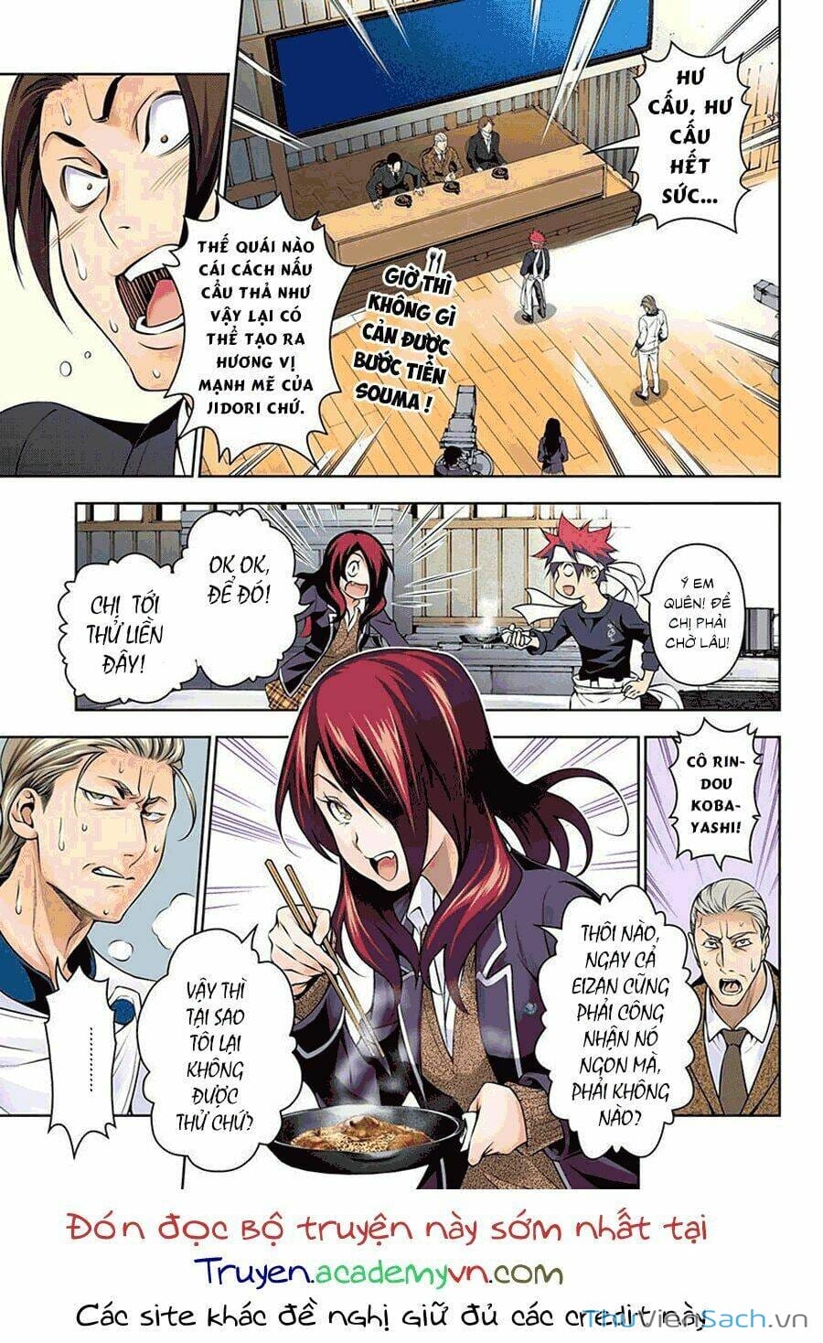 Truyện Tranh Vua Bếp Soma - Cuộc Chiến Ẩm Thực trang 7