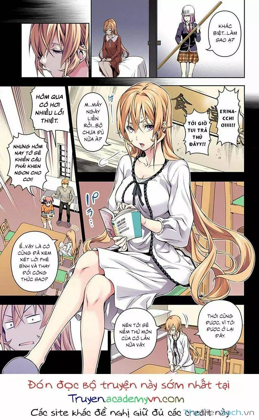 Truyện Tranh Vua Bếp Soma - Cuộc Chiến Ẩm Thực trang 7