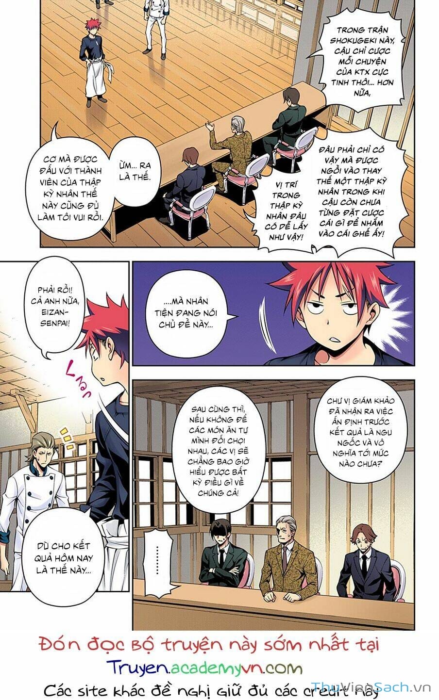 Truyện Tranh Vua Bếp Soma - Cuộc Chiến Ẩm Thực trang 7