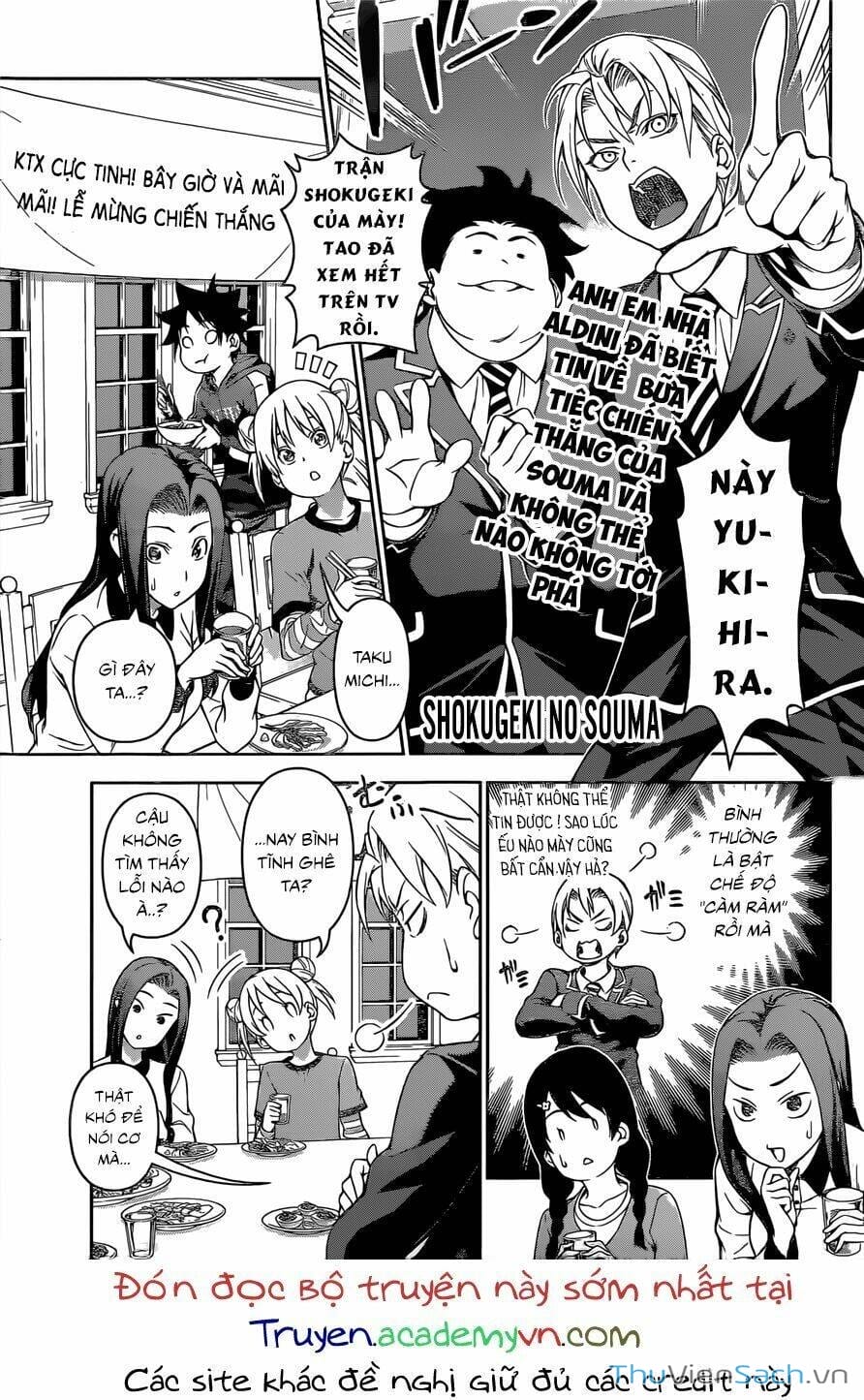 Truyện Tranh Vua Bếp Soma - Cuộc Chiến Ẩm Thực trang 7