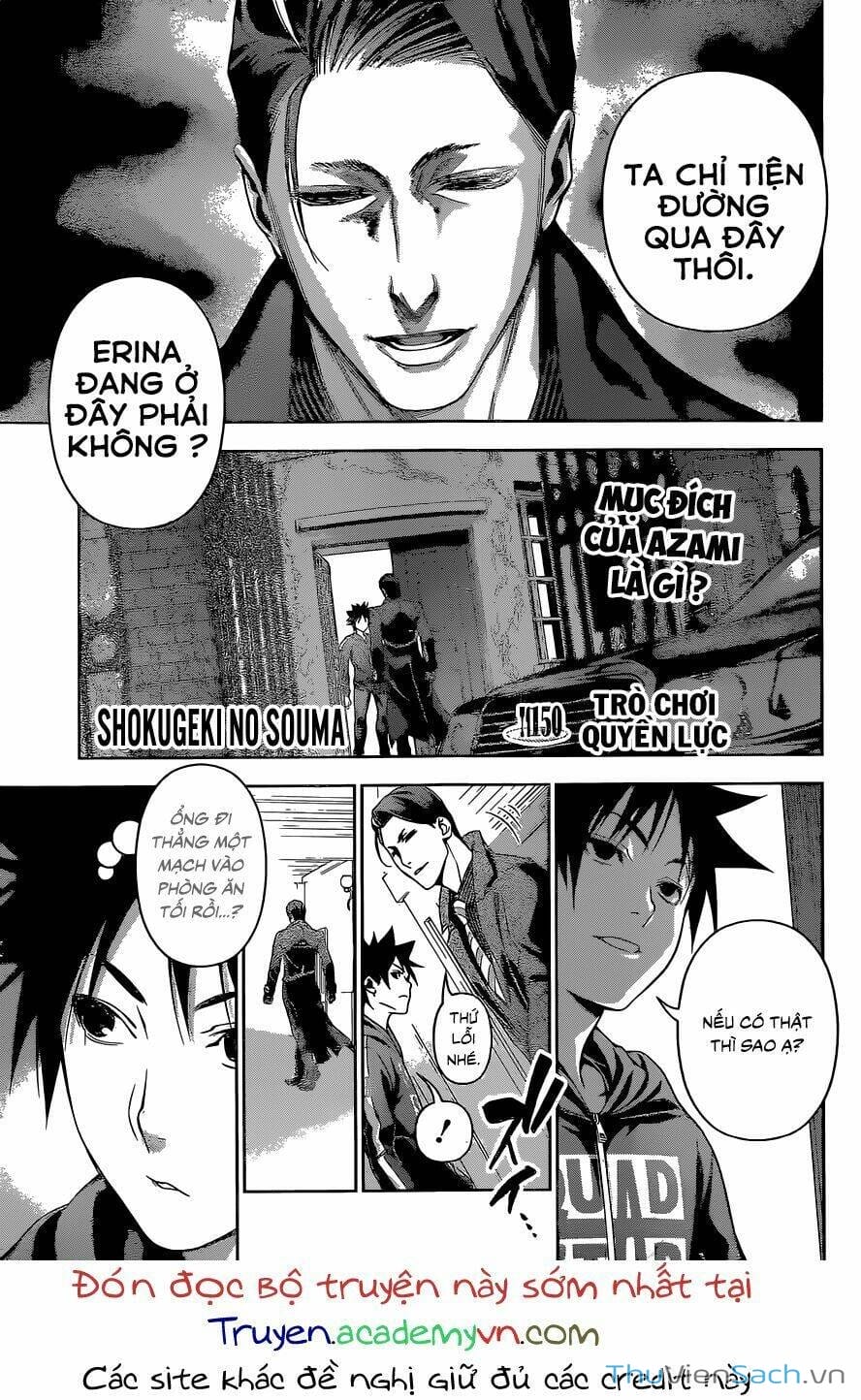 Truyện Tranh Vua Bếp Soma - Cuộc Chiến Ẩm Thực trang 7