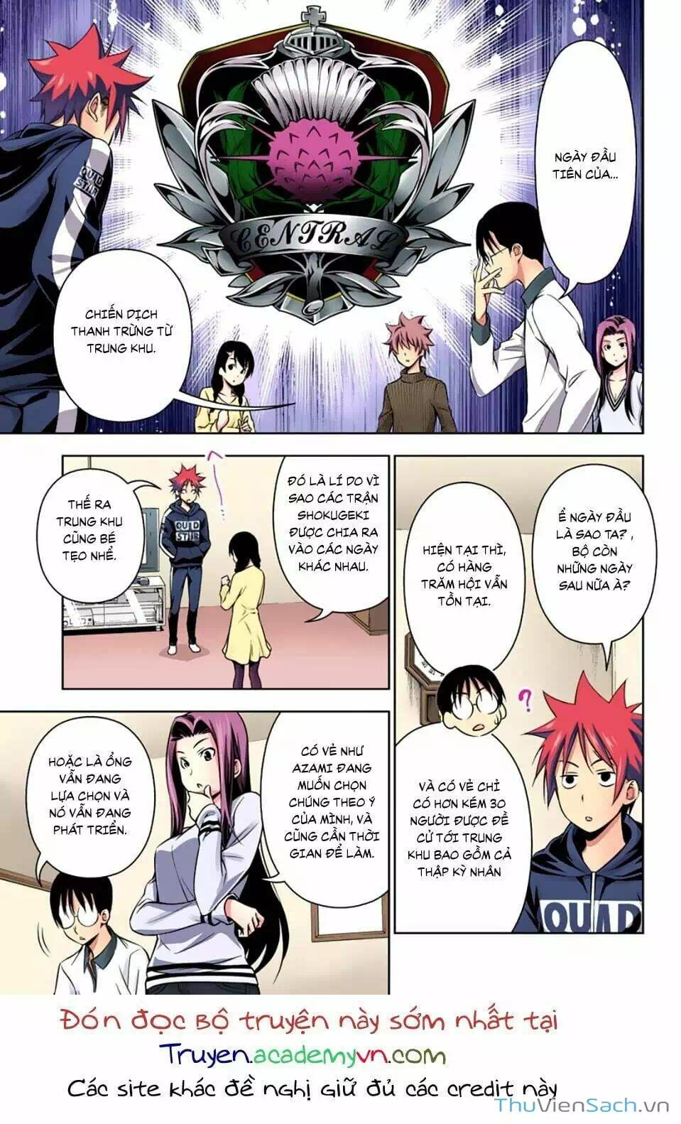 Truyện Tranh Vua Bếp Soma - Cuộc Chiến Ẩm Thực trang 7