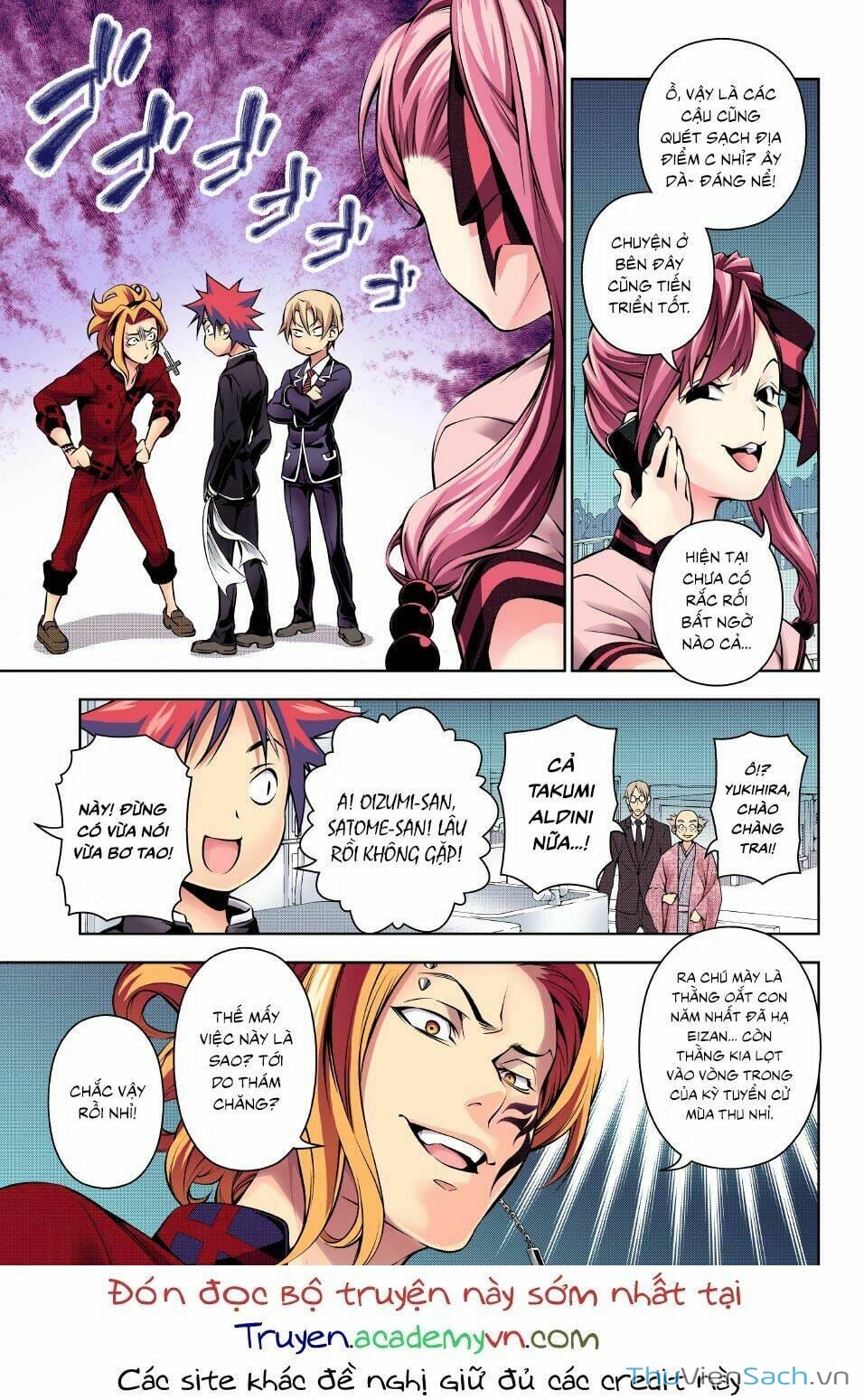 Truyện Tranh Vua Bếp Soma - Cuộc Chiến Ẩm Thực trang 7