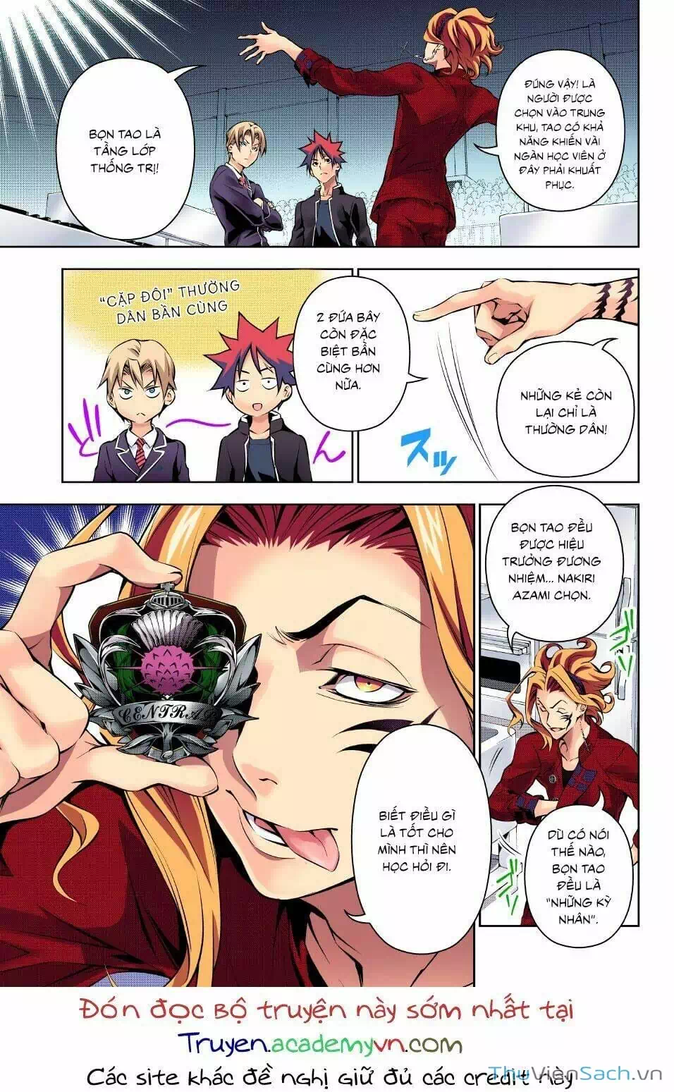 Truyện Tranh Vua Bếp Soma - Cuộc Chiến Ẩm Thực trang 7