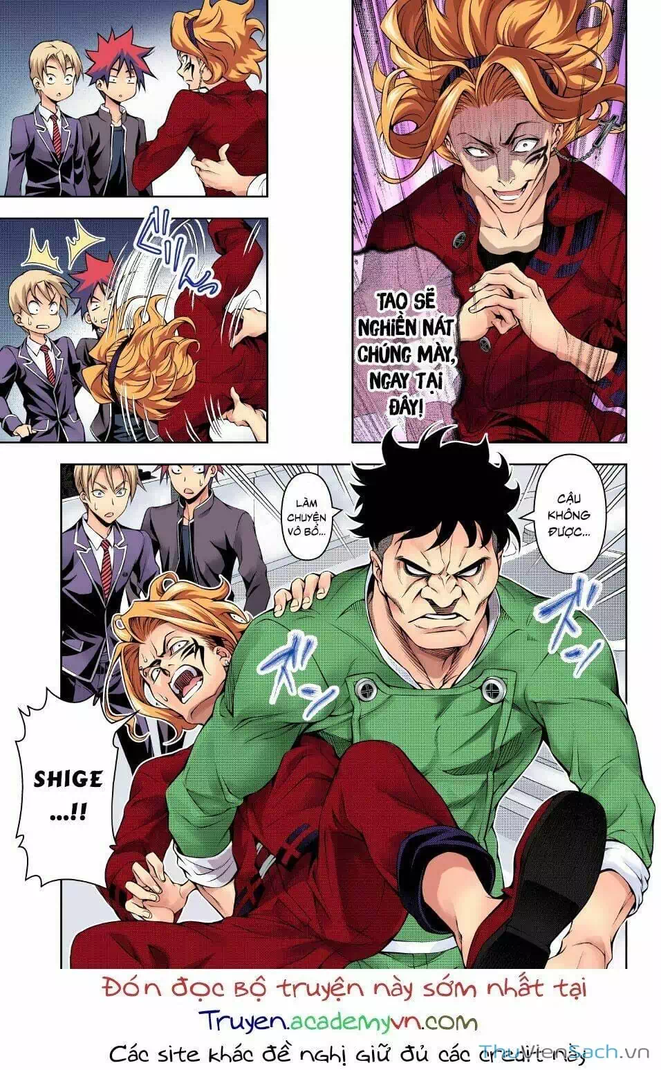 Truyện Tranh Vua Bếp Soma - Cuộc Chiến Ẩm Thực trang 7