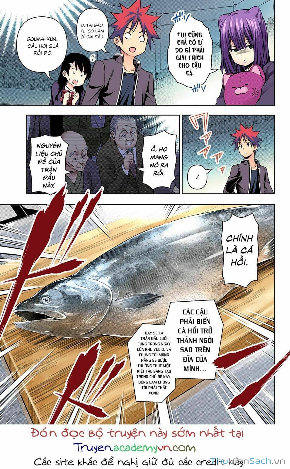 Truyện Tranh Vua Bếp Soma - Cuộc Chiến Ẩm Thực trang 7