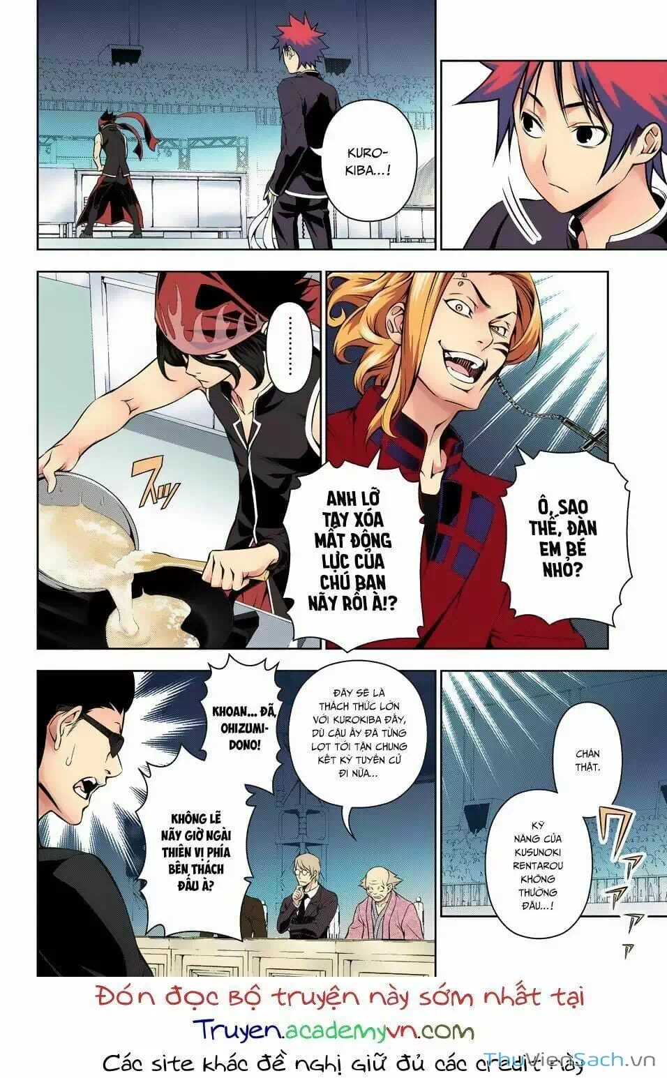 Truyện Tranh Vua Bếp Soma - Cuộc Chiến Ẩm Thực trang 7