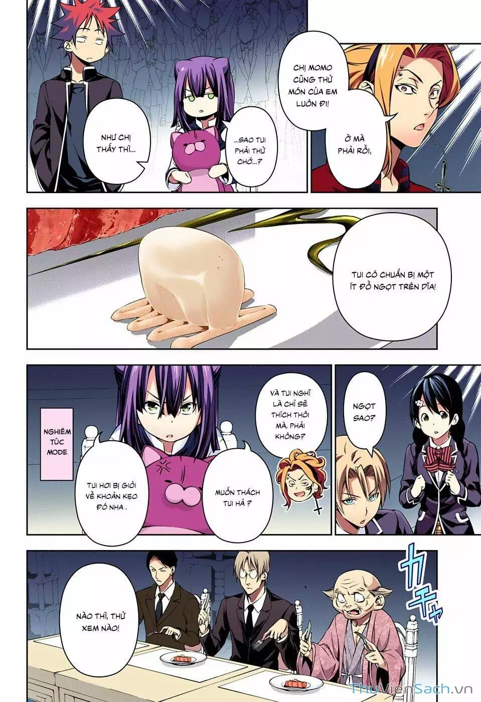 Truyện Tranh Vua Bếp Soma - Cuộc Chiến Ẩm Thực trang 7