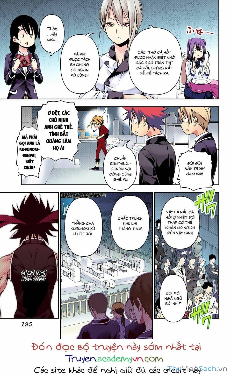 Truyện Tranh Vua Bếp Soma - Cuộc Chiến Ẩm Thực trang 7